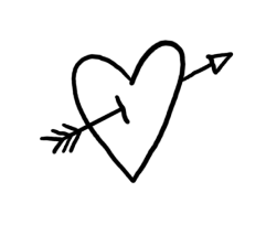 tatouage coeur flèche